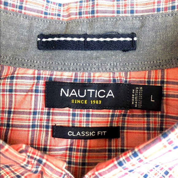 ⚓️ MENS NAUTICA BUTTON DOWN SHIRT NEW - Picture 4 of 5